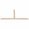 Ekena Millwork Portland Smooth Timber Gable Bracket, Douglas Fir, 72"W x 36"H x 1 1/2"D x 3 1/2"F, 12/12 Pitch GBW072X36X0204POR00SDF - alternate 3